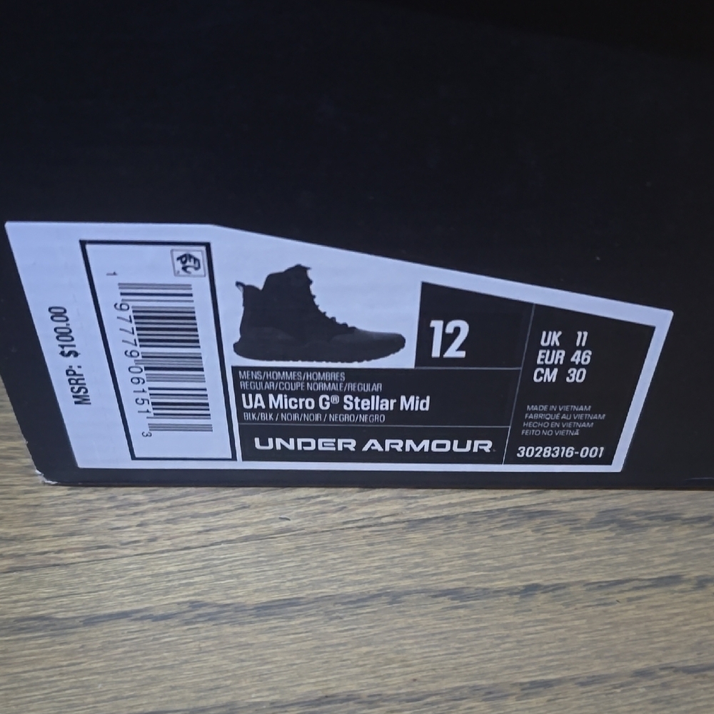 Under Armour Black Men's Boots
